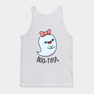 Boo-tiful Cute Girl Ghost Halloween Pun Tank Top